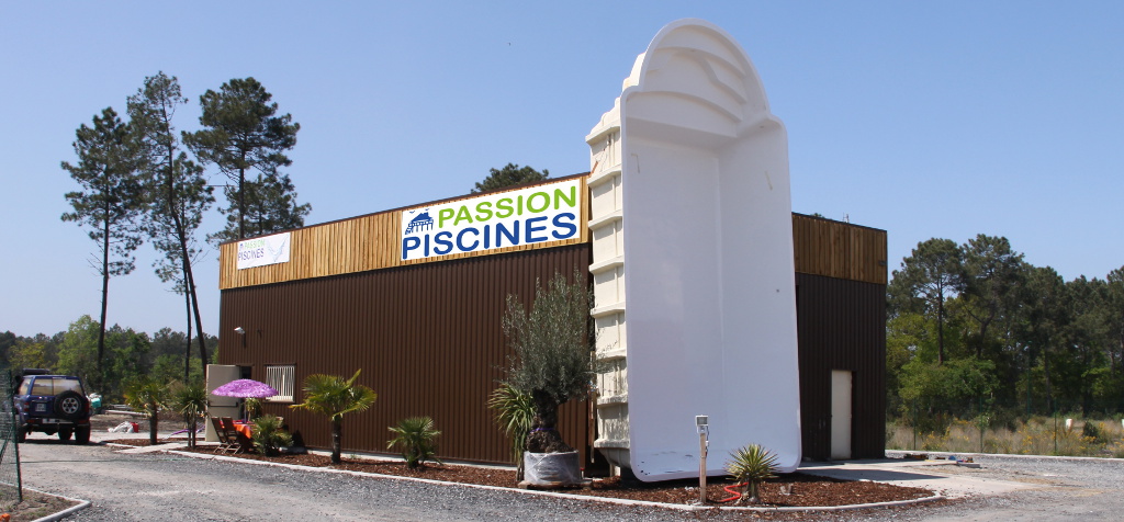 Site d'exposition Passion Piscines en Gironde (33)