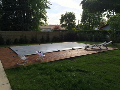 Bâche à barres - Bâche de sécurité / 4 saisons